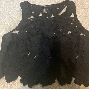 Cute macrame crop top